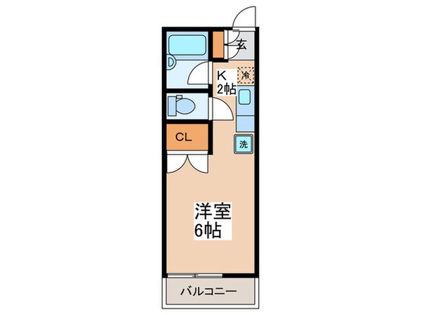 宝林ハイツの物件間取画像